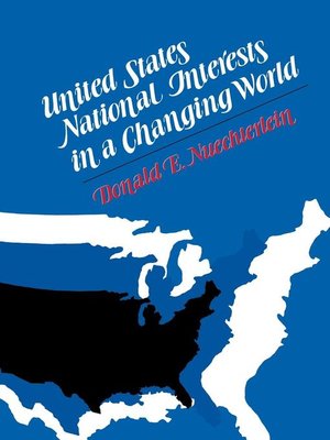 cover image of United States National Interests in a Changing World
